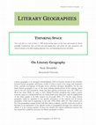 Research paper thumbnail of On literary geography