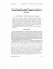 Research paper thumbnail of Effect of Biopesticides Applied Separately or Together on Nutritional Indices of the Rice Leaffolder Cnaphalocrocis medinalis