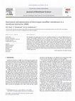 Assessment and optimization of electrospun nanofiber-membranes in a membrane bioreactor (MBR) Cover Page