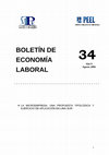 Research paper thumbnail of La microempresa: Una propuesta tipológica y ejercicio de aplicación en Lima Sur