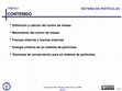 Research paper thumbnail of TEMASistema de particulas ocw actual