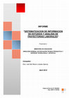 Research paper thumbnail of SISTEMATIZACION DE INFORMACION DE ESTUDIOS Y ANALISIS DE TRAYECTORIAS LABORALES