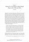 Research paper thumbnail of Melting Pot: The Making of Black British Music in the 1950s and 1960s