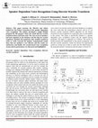 Research paper thumbnail of Speaker Dependent Voice Recognition Using Discrete Wavelet Transform