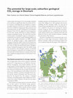 The potential for large-scale, subsurface geological CO 2 storage in Denmark Cover Page