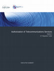 Research paper thumbnail of AUTHORIZATION OF TELECOMMUNICATIONS SERVICES, Executive Summary