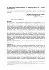 Research paper thumbnail of AS PARCERIAS PÚBLICO-PRIVADAS NA ÁREA DE EDUCAÇÃO - ENSINO FUNDAMENTAL1 PUBLIC-PRIVATE PARTNERSHIPS IN EDUCATION AREA - ELEMENTARY SCHOOL