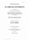 EL LIBRO DE LOS ESPÍRITUS Cover Page