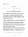 Research paper thumbnail of Review of English L2 Reading: Getting to the Bottom. (2002). Barbara Birch. Mahwah: Lawrence Erlbaum Associates. Pp. 200. ISBN 0805838996.