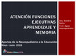 Atención. Funciones Ejecutivas. Aprendizaje y Memoria. Cover Page