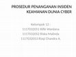 PROSEDUR PENANGANAN INSIDEN KEAMANAN DUNIA CYBER Cover Page