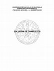 Solución de Conflictos Cover Page