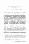 Research paper thumbnail of Şiddet, Yapıbozum ve Adalet