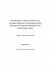 Central Asians as the Good Other to the Corrupted Ottomans: An Examination of the Portrayal of Pre-Islamic Central Asia in the Turkish History Thesis Cover Page