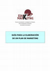 GUÍA PARA LA ELABORACIÓN Marketing Cover Page