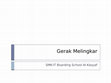 Research paper thumbnail of Gerak Melingkar Benda Titik