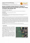 Research paper thumbnail of Density of Pollution Indicator Bacteria in Relation to Physicochemical Factors During Diel Cycle of River Ganga at Ichapore, West Bengal, India