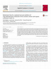 Ruthenium-Na2CO3 catalyzed one-pot synthesis of ring hydrogenated carbamate from aromatic amine and propylene carbonate Cover Page