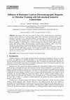 Research paper thumbnail of Influence of Resistance Load on Electromyography Response to Vibration Training with Sub-maximal Isometric Contractions