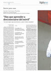 Research paper thumbnail of "Hay que aprender a desconectarse del móvil" [Entrevista en La Nueva España 20/09/2015]