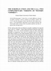 Research paper thumbnail of The European Union and the USA: Two contemporary versions of Western „empires“? in Symposium. Canadian Journal of Continental Philosophy 14/1 (2010), 22-51