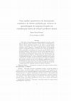 Research paper thumbnail of Uma análise quantitativa do desempenho acadêmico de alunos auxiliada por técnicas de aprendizagem de máquina levando em consideração dados de relações professor-alunos