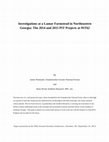 Research paper thumbnail of Investigations at a Lamar Farmstead in Northeastern Georgia: The 2014 and 2015 PIT Projects at 9ST62