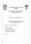 UNIVERSIDAD NACIONAL AUTÓNOMA DE MÉXICO FACULTAD DE ESTUDIOS SUPERIORES CUAUTITLAN (Campo 4) Tema 5. Estados financieros Contenido Cover Page