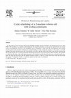 Production, Manufacturing and Logistics Cyclic scheduling of a 2-machine robotic cell with tooling constraints Cover Page