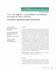 Research paper thumbnail of “Low carb, high fat”: comensalidade e sociabilidade em tempos de dietas restritivas