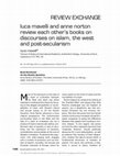 luca mavelli and anne norton review each other’s books on discourses on islam, the west and post-secularism Cover Page