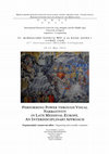 M.A. Bilotta, « Fra regalità e giustizia: la rappresentazione del sovrano in un inedito manoscritto tolosano dell’Infortiatum all’Escorial (prima metà XIV secolo) », in 21st International IRCLAMA Colloquium – Performing Power through Visual Narrativity, Porec 29-31 May 2014 Cover Page