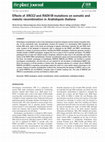 Research paper thumbnail of Effects of XRCC2 and RAD51B mutations on somatic and meiotic recombination in Arabidopsis thaliana