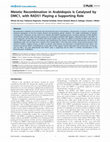 Research paper thumbnail of Meiotic recombination in Arabidopsis is catalysed by DMC1, with RAD51 playing a supporting role