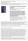 Research paper thumbnail of Does parental monitoring moderate the relation between parent–child communication and pre-coital sexual behaviours among urban, minority early adolescents?