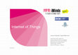 Internet of Things Cover Page