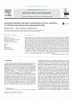 Research paper thumbnail of Structural, electronic and optical characteristics of SrGe2 and BaGe2: a combined experimental and computational study