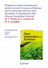 Research paper thumbnail of Phylogenetic analysis and taxonomic position of section Verrucosa of Panicum and its relationship with taxa of the Sacciolepis-Trichanthecium clade (Poaceae: Panicoideae: Paniceae)