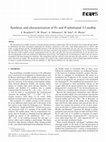 Research paper thumbnail of Synthesis and characterization of Fe and P substituted 3:2 mullite