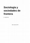 Sociología y sociedades de frontera Cover Page