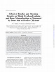 Effect of Perches and Stocking Density on Tibial Dyschondroplasia and Bone Mineralization as Measured by Bone Ash in Broiler Chickens Cover Page