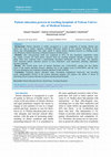 Research paper thumbnail of Patient education process in teaching hospitals of Tehran Univer-sity of Medical Sciences