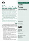 Crime prevention through sport and physical activity Cover Page