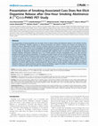 Presentation of Smoking-Associated Cues Does Not Elicit Dopamine Release after One-Hour Smoking Abstinence: A [11C]-(+)-PHNO PET Study Cover Page