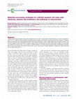 Materials processing strategies for colloidal quantum dot solar cells: advances, present-day limitations, and pathways to improvement Cover Page