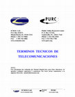 Glosario telecomunicaciones Cover Page