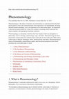 Phenomenology and Its Aspects Cover Page