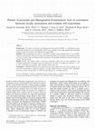 Research paper thumbnail of Patient Assessment and Management Examination: lack of correlation between faculty assessment and resident self-assessment