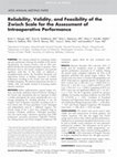 Research paper thumbnail of Reliability, validity, and feasibility of the Zwisch scale for the assessment of intraoperative performance