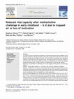 Research paper thumbnail of Reduced vital capacity after methacholine challenge in early childhood – Is it due to trapped air or loss of motivation